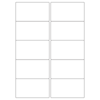 40020 - Label Size 99mm x 56.5mm - 10 label(s) per sheet