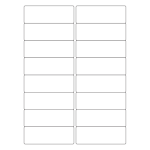 40022 - Label Size 99mm x 34mm - 16 label(s) per sheet