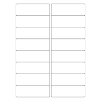 40022 - Label Size 99mm x 34mm - 16 label(s) per sheet