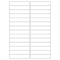 40023 - Label Size 99mm x 20mm - 28 label(s) per sheet