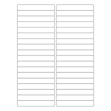 40024 - Label Size 99mm x 15mm - 36 label(s) per sheet 