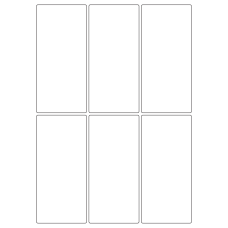40037 - Label Size 65mm x 140mm - 6 label(s) per sheet 