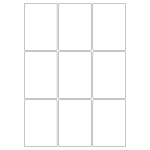 40038 - Label Size 65mm x 93mm - 9 label(s) per sheet