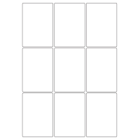 40038 - Label Size 65mm x 93mm - 9 label(s) per sheet