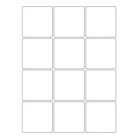 40039 - Label Size 65mm x 65mm - 12 label(s) per sheet