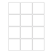 40039 - Label Size 65mm x 65mm - 12 label(s) per sheet 