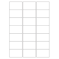 40040 - Label Size 65mm x 40mm - 21 label(s) per sheet 