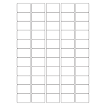 40056 - Label Size 38mm x 25.4mm - 55 label(s) per sheet