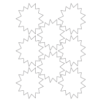 40088 - Label Size 80mm x 90mm - 8 label(s) per sheet
