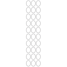 40184 - Label Size 19mm x 25mm - 30 label(s) per sheet 