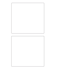 40239 - Label Size 140mm x 130mm - 2 label(s) per sheet 