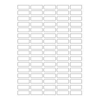 40240 - Label Size 34.827mm x 11.827mm - 80 label(s) per sheet