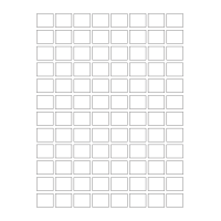 40242 - Label Size 22mm x 18mm - 96 label(s) per sheet