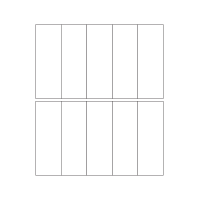 40243 - Label Size 38mm x 110mm - 10 label(s) per sheet
