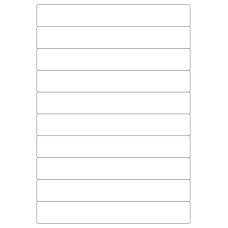 40244 - Label Size 200mm x 28.5mm - 10 label(s) per sheet 