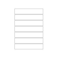 40246 - Label Size 145mm x 27.5mm - 7 label(s) per sheet