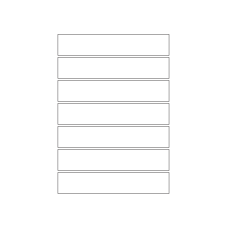 40246 - Label Size 145mm x 27.5mm - 7 label(s) per sheet 