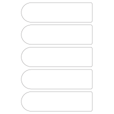 40248 - Label Size 184mm x 50mm - 5 label(s) per sheet 