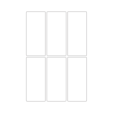 40252 - Label Size 50mm x 115mm - 6 label(s) per sheet 