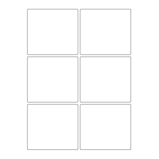 40254 - Label Size 95mm x 85mm - 6 label(s) per sheet 