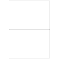 40258 - Label Size 205mm x 145mm - 2 label(s) per sheet