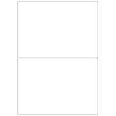 40258 - Label Size 205mm x 145mm - 2 label(s) per sheet 