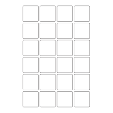 40260 - Label Size 41mm x 41mm - 24 label(s) per sheet 
