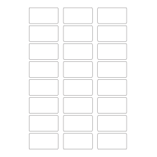 40261 - Label Size 55mm x 30mm - 24 label(s) per sheet 