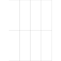 40263 - Label Size 52.5mm x 147.637mm - 8 label(s) per sheet