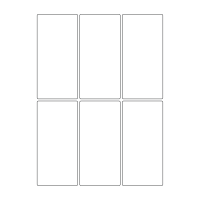 40264 - Label Size 60mm x 125mm - 6 label(s) per sheet