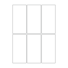 40264 - Label Size 60mm x 125mm - 6 label(s) per sheet 