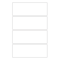 40270 - Label Size 172mm x 65mm - 4 label(s) per sheet