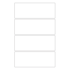 40270 - Label Size 172mm x 65mm - 4 label(s) per sheet 