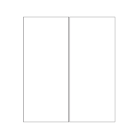 40273 - Label Size 97mm x 225mm - 2 label(s) per sheet