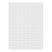40276 - Label Size 18mm x 5mm - 243 label(s) per sheet