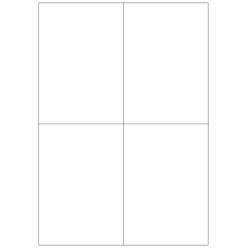 40283 - Label Size 102mm x 144.64mm - 4 label(s) per sheet 