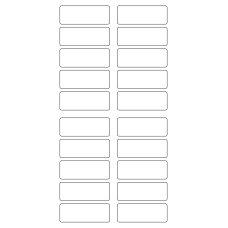 40291 - Label Size 65mm x 24mm - 20 label(s) per sheet 
