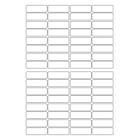 40292 - Label Size 45mm x 15mm - 64 label(s) per sheet