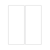 40293 - Label Size 96mm x 232mm - 2 label(s) per sheet