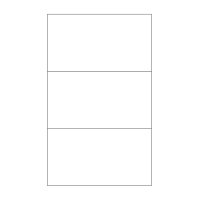 40296 - Label Size 155mm x 85mm - 3 label(s) per sheet
