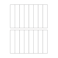 40297 - Label Size 24mm x 120mm - 16 label(s) per sheet