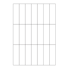 40301 - Label Size 26mm x 88mm - 21 label(s) per sheet 