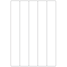 40302 - Label Size 40mm x 290mm - 5 label(s) per sheet 
