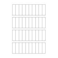 40304 - Label Size 17mm x 55mm - 40 label(s) per sheet