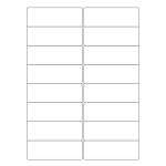 40305 - Label Size 99.1mm x 34mm - 16 label(s) per sheet