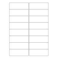 40305 - Label Size 99.1mm x 34mm - 16 label(s) per sheet