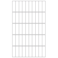 40306 - Label Size 17mm x 55mm - 50 label(s) per sheet