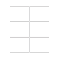 40307 - Label Size 97mm x 75mm - 6 label(s) per sheet