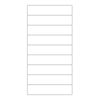 40308 - Label Size 133mm x 29.6mm - 9 label(s) per sheet