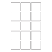 40312 - Label Size 53mm x 50mm - 15 label(s) per sheet
